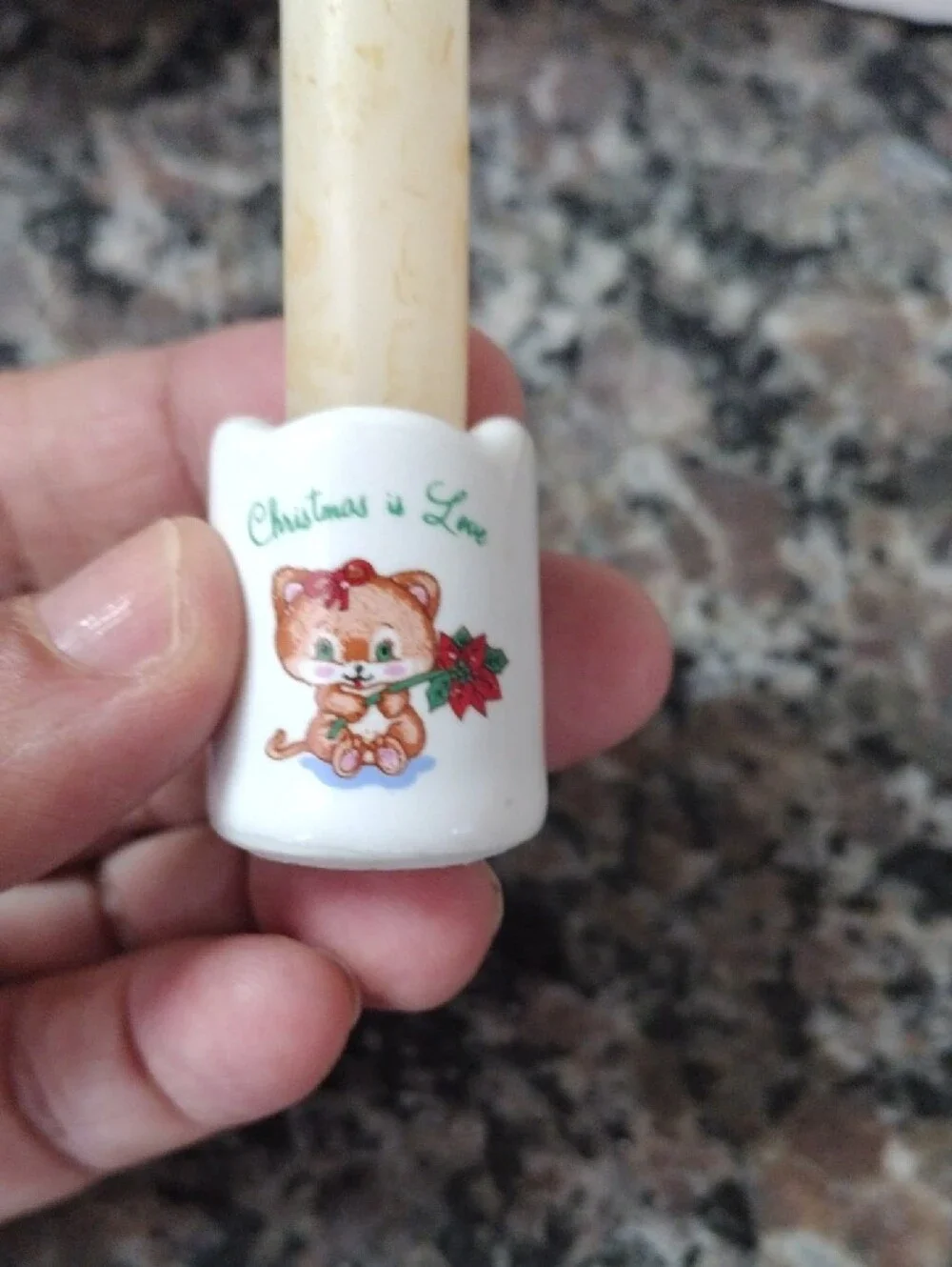 Christmas is Love vintage 4.25